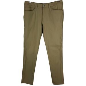 Lululemon ABC Pant Slim Warpstreme Artifact Men's Size 33 x 30 EUC